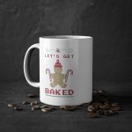 Cana cu Mesaj "Let's get baked" - imagine 3