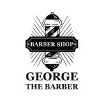 Sticker Decorativ Personalizat Salon Barber Shop / Frizerie, 47x68 cm, Negru, Oracal - imagine 5