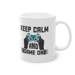 Cana cu Mesaj Jocuri/Gaming "Keep Calm And Game On" - imagine 3