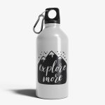 Bidon Sport din Aluminiu Emailat "Explore More" 500ml