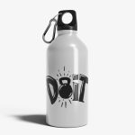 Bidon Sport din Aluminiu Emailat "Do It" 500ml