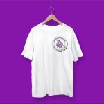 Tricou Alb Unisex Model Artistic "Be kind to all kinds"