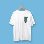 Tricou Alb Unisex Model Artistic "Hold Your Head Up"