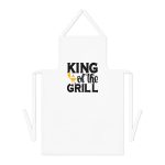 Sort Bucatarie „King Of The Grill”, Alb - imagine 3
