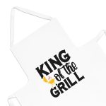 Sort Bucatarie „King Of The Grill”, Alb