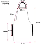Sort Bucatarie „King Of The Grill”, Alb - imagine 5